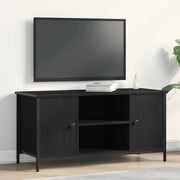 Mobile TV 100 x 40 x 50 cm Rovere nero Legno ingegnerizzato 862141