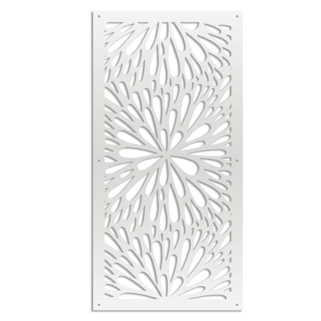SQUIRT - Pannello in PVC traforato - Parasole Misura: 50x150 cm, Colore: bianco
