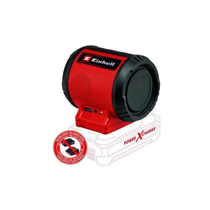 Einhell TC-SR 18 Li BT - Solo Nero, Rosso 3 W