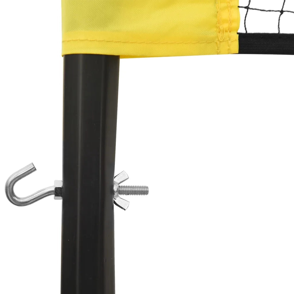 Rete da Pallavolo Gialla e Nera 823x244 cm Tessuto PE CFW6364504