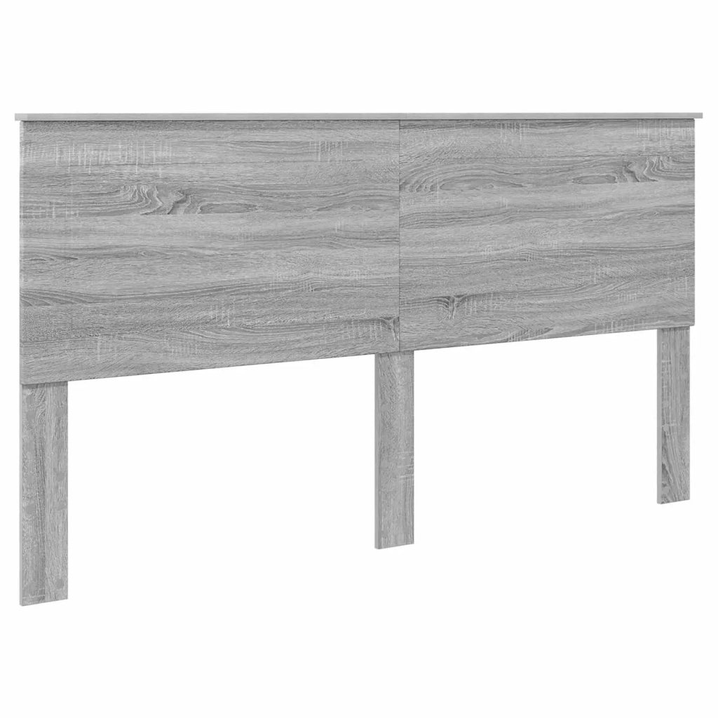 Letto con Contenitore con testiera Grigio Sonoma 180 x 200 cm