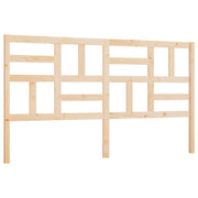 Testiera | Testata per Letto 206x4x104 cm in Legno Massello di Pino