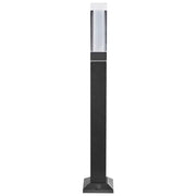 Dissuasore di luce in alluminio nero 60 cm LED Lampada da sentiero Illuminazione da giardino all'aperto Design moderno