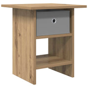 Comodino | Armadio da Notte | Mobiletto da notte Rovere artigianale 41 x 40 x 45 cm Legno multistrato