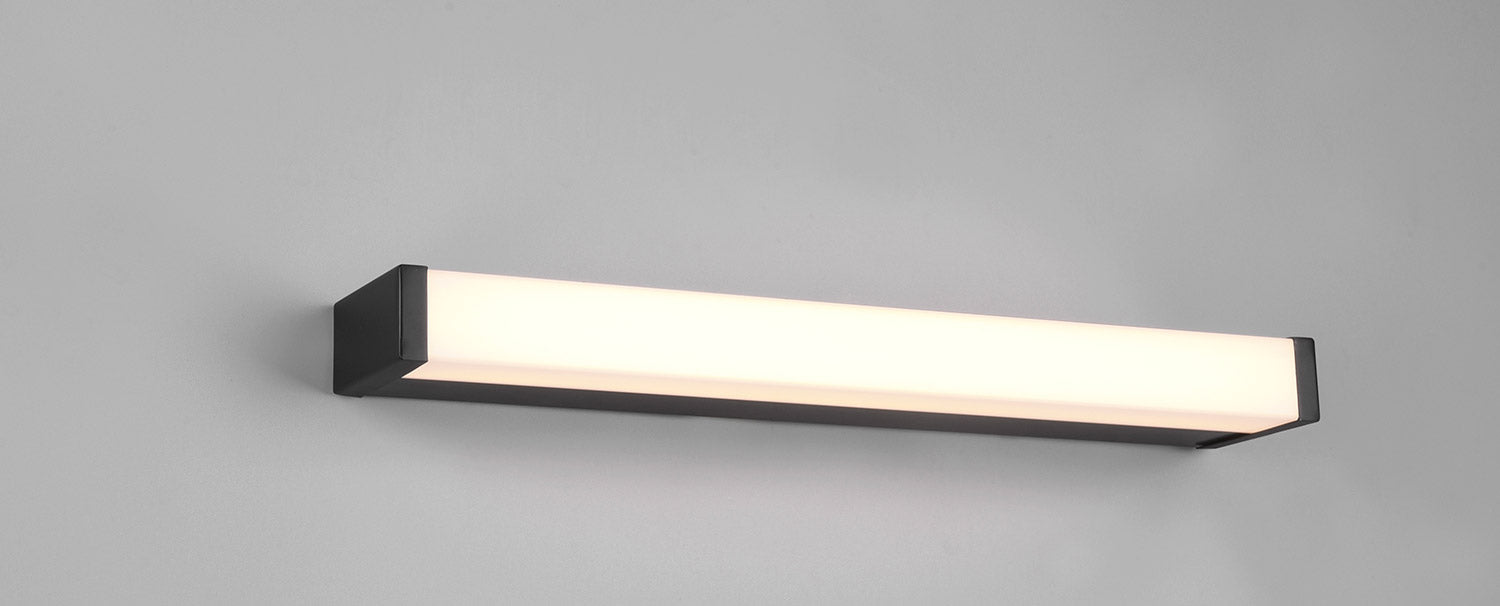 Applique da Interno a LED SMD in Metallo Nero Opaco