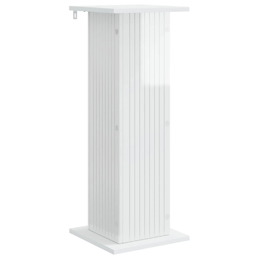 Supporto per piante Bianco Lucido 30,5 x 30 x 80,5 cm