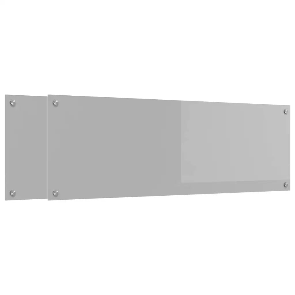 Schienale da cucina 2 pcs Grigio chiaro 120 x 40 cm 3415503