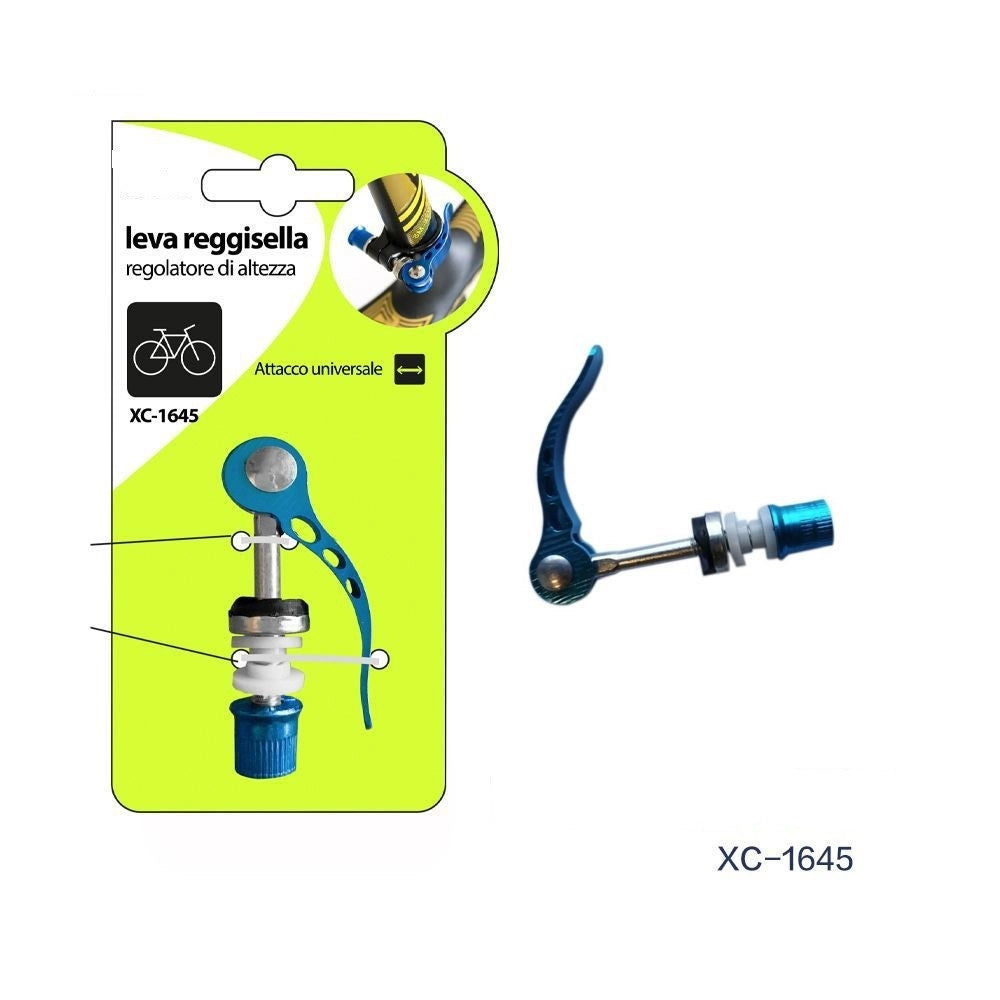 Trade Shop - Leva Reggisella Con Regolatore Di Altezza Attacco Universale Per Bici Xc-1645 -