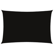 Parasole a vela | Telo Ombra | Vela da ombra Oxford Rettangolare 2x4 m Nero