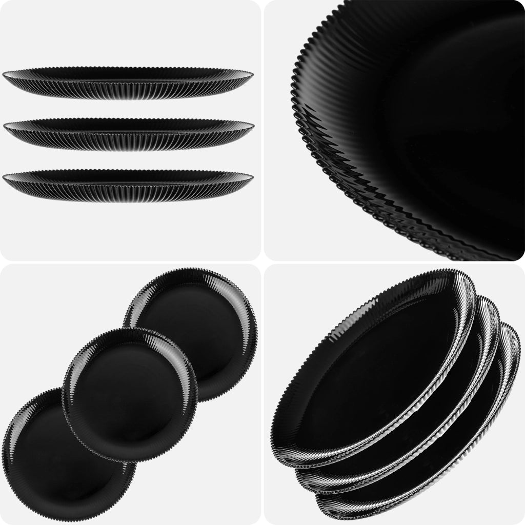 KADAX Talerz płytki Aurora 26,5cm 37567 czarny pak