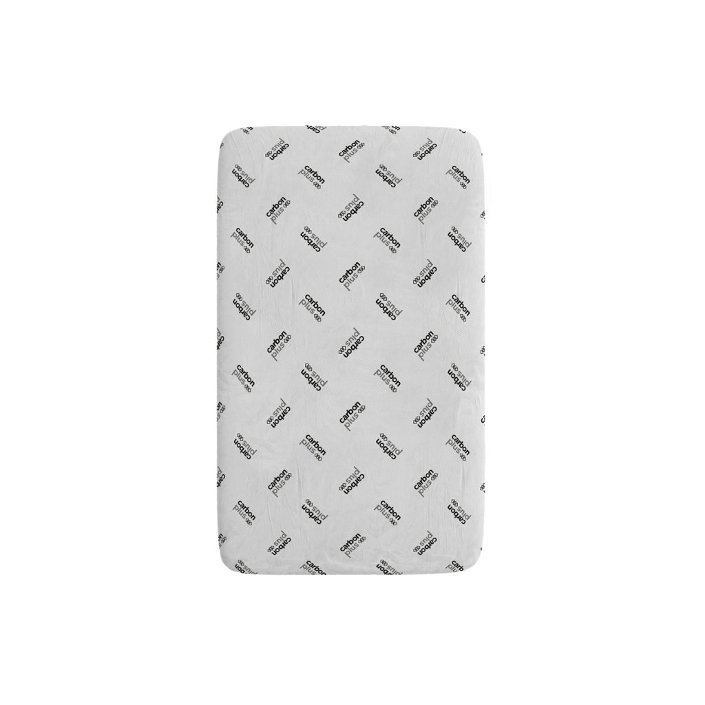 Coprimaterasso Elasticizzato Singolo in Poliestere Grigio Chiaro
