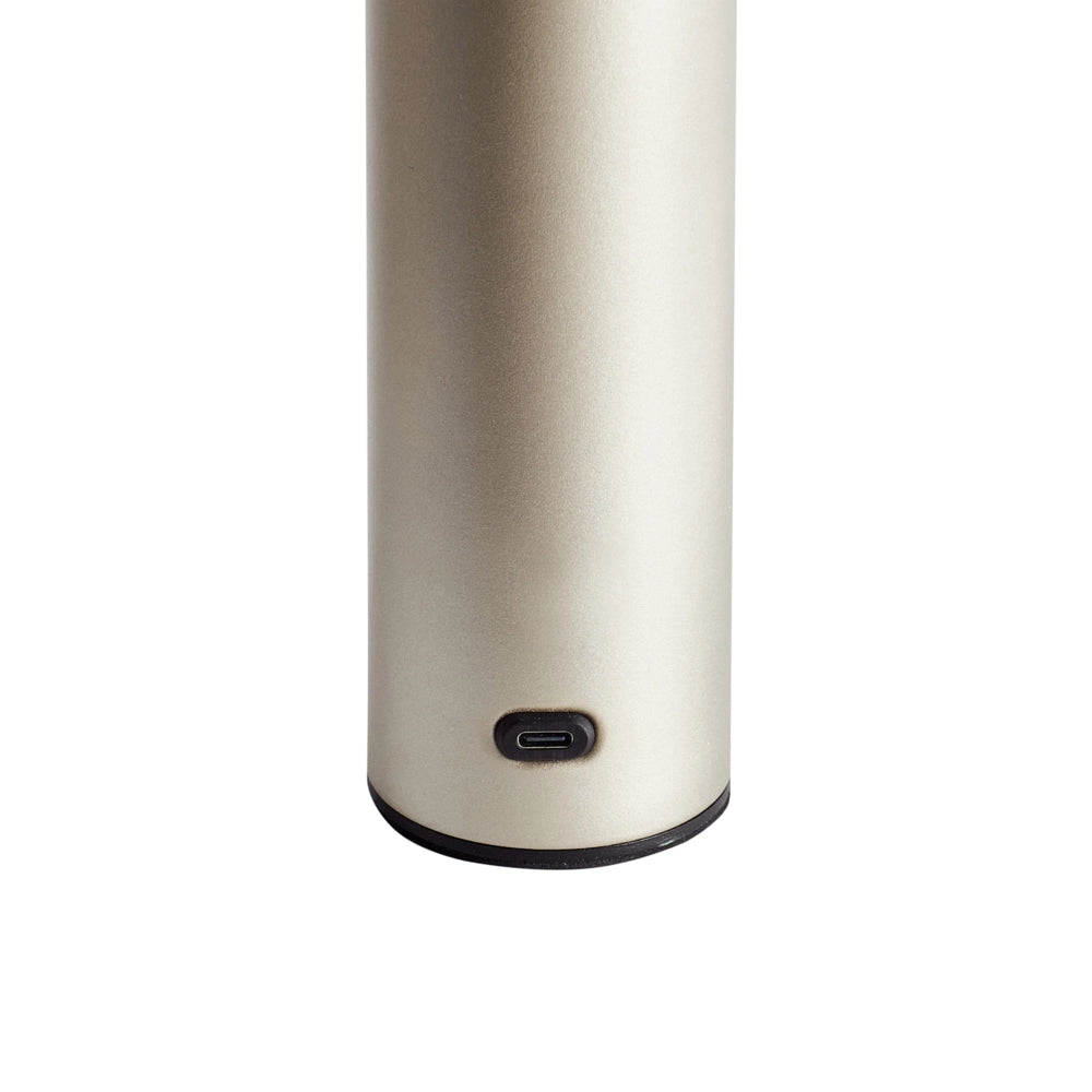 Lampada da tavolo in ferro con luce LED senza fili fungo oro stile moderno