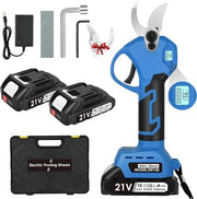 Snoeischaar Professionale con Batteria - Takkenschaar - 4000mAh - Inclusa Tasca Portatile - Ricaricabile - Alta Qualità - 750W - Blu