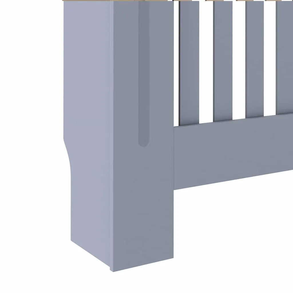Copertura per radiatori 2 pcs Grigio 172 x 19 x 81,5cm 3403234