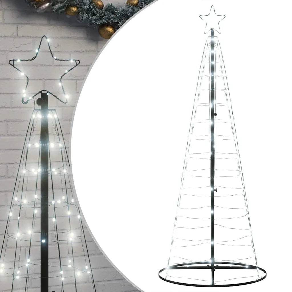 Albero di Natale a LED 200 LED Bianco Freddo 180 cm 4016449