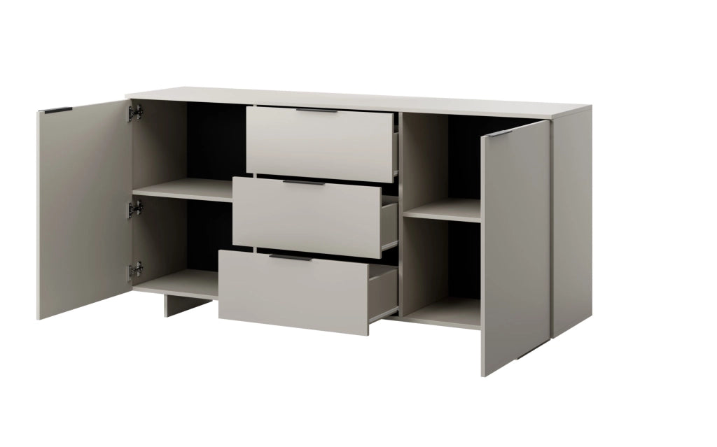 MOBILE CALMA CABINET 2D3S 90CM CASHMERE ALMA
