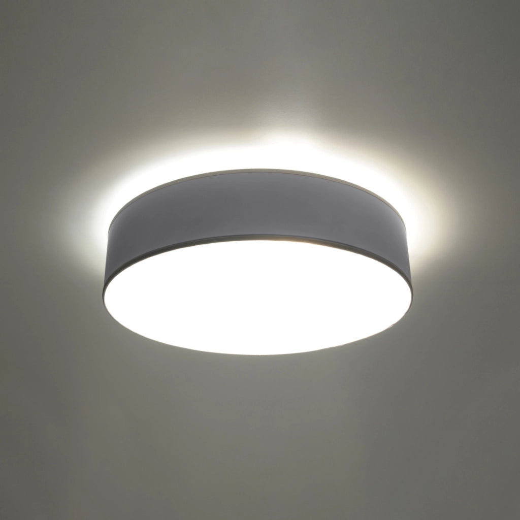 Lampada da soffitto di design arancione spagnolo ARENA Grigio 3x E27 LED 45cm