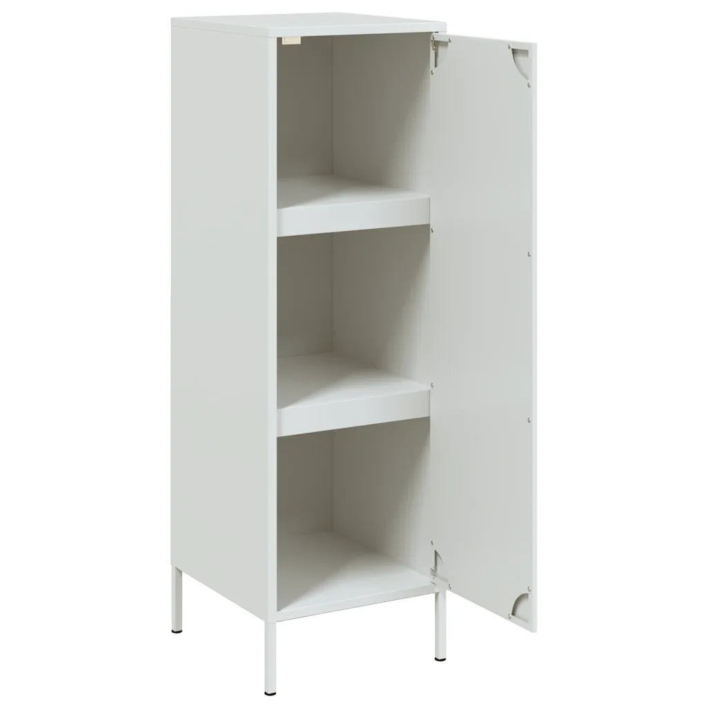 Credenza | Madia | Buffet da pranzo | Armadio da pranzo Bianca 36x39x113 cm in Acciaio