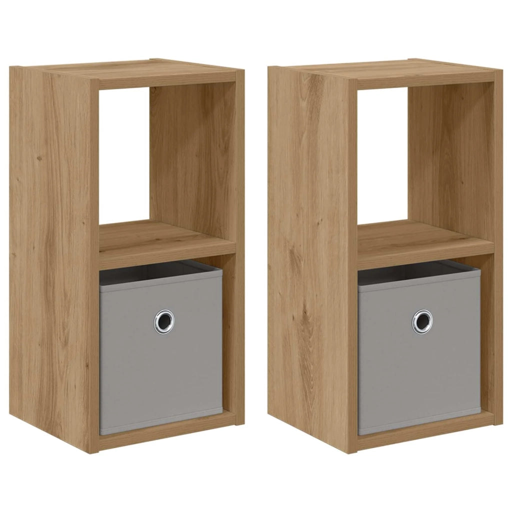 Comodino 2 pcs Rovere artigianale 25,5 x 22 x 49,5 cm 8000611