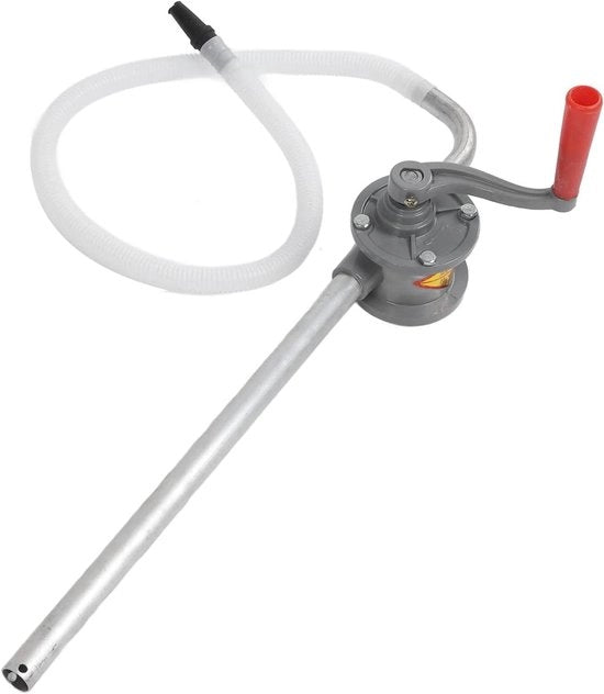 Pompa Oli a Razzo Aluminium 5L Manuale Supporto per Pompare Benzina Kerosene Olio Motore Olio Idraulico