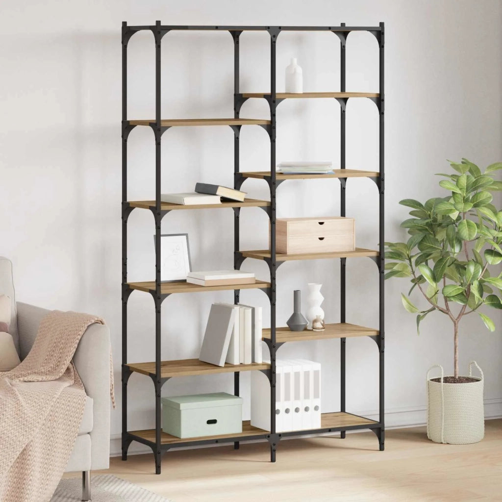 Libreria rovere artigianale 100 x 32 x 170 cm Legno multistrato 881891