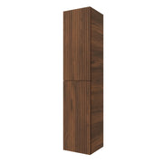 Colonna bagno sospesa 160cm in noce maya a 2 ante Nara