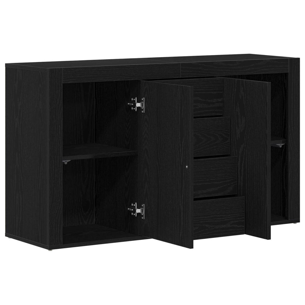 Credenza Rovere nero Legno ingegnerizzato 120 x 36 x 69 cm