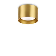 Lampada Da Soffitto Spike Pl1 Round Ottone Ideal-Lux