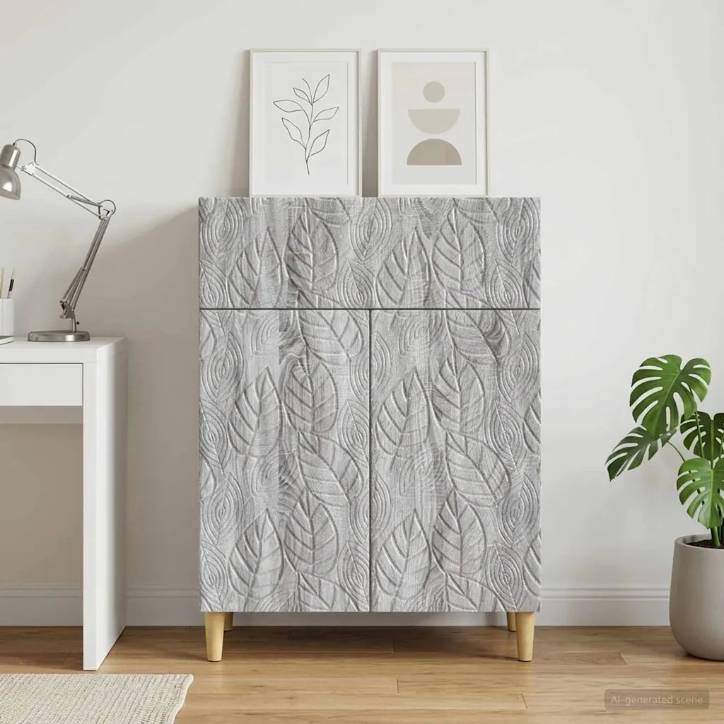 Credenza Sonoma grigio 66 x 34,5 x 90 cm Legno ingegnerizzato 895101