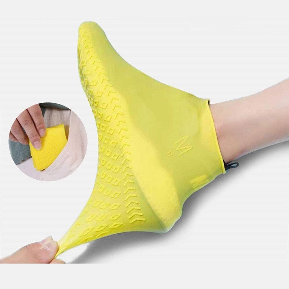 Trade Shop - Copri Scarpe Impermeabile In Silicone Antiscivolo Copriscarpe Lavabili Copertura -