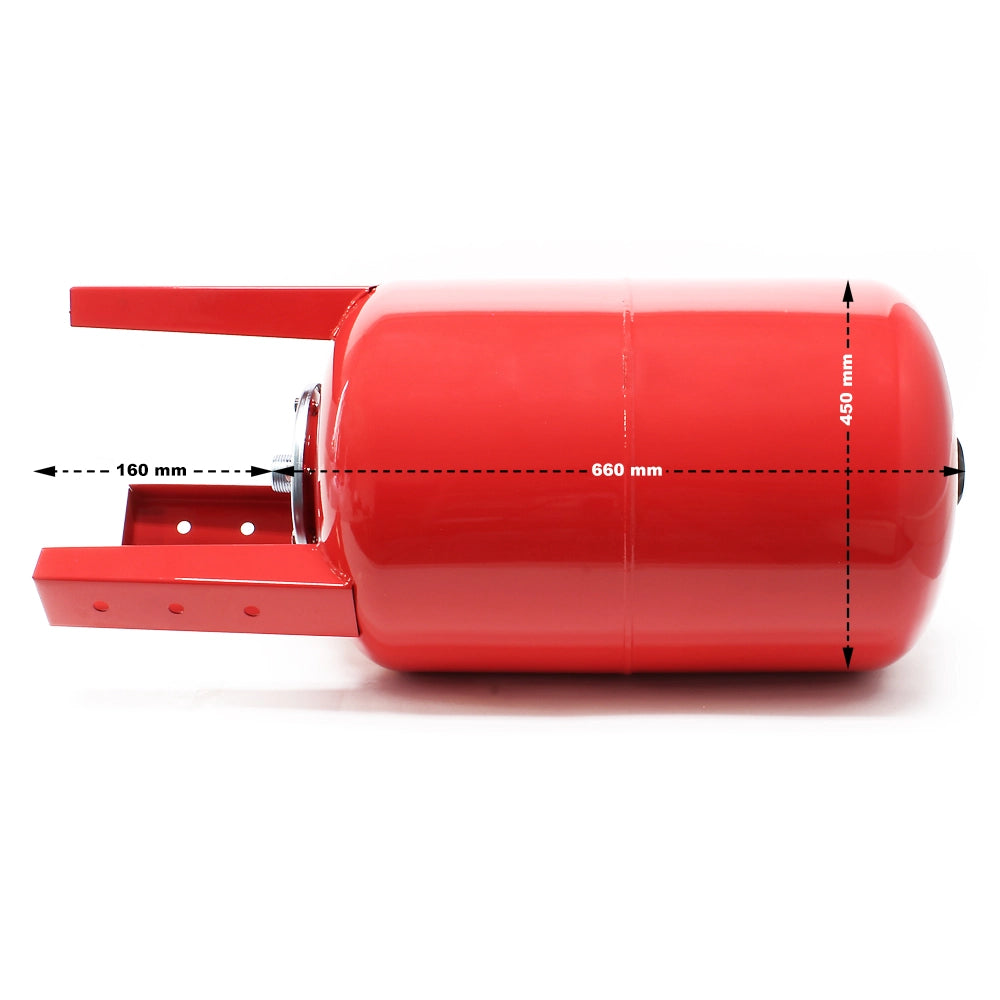 Vaso di espansione 100 l verticale per impianti idrici, sistemi autoclave, con membrana EPDM