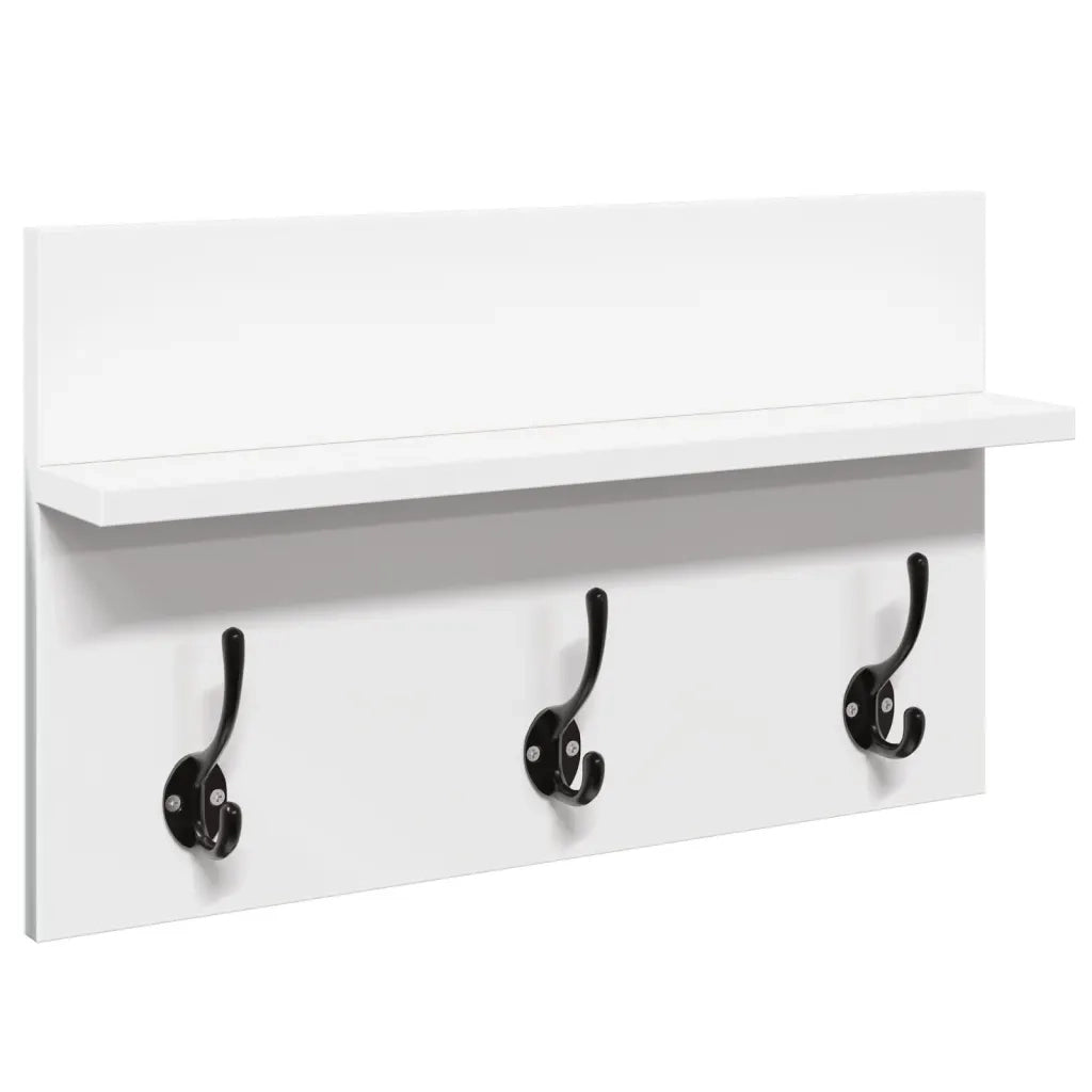 Set Mobili da Ingresso 4 pz Bianco in Legno Multistrato