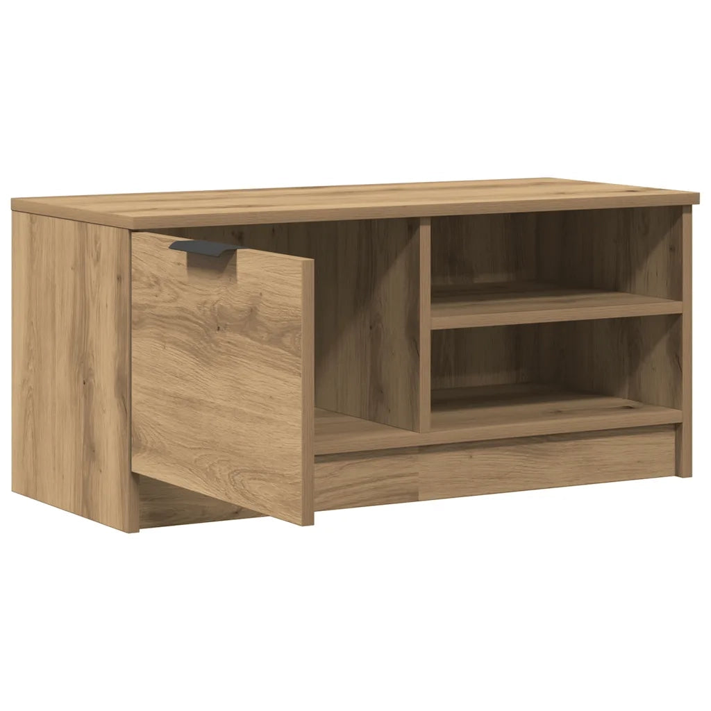 Mobili Porta TV 2 pz Rovere Artigianale 80x35x36,5cm Truciolato 856857