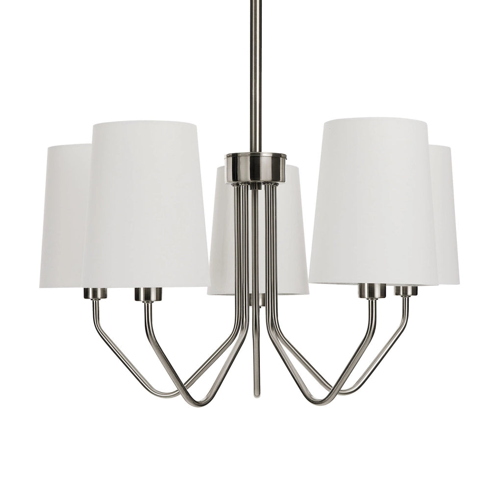 Lampadario 5L ALVAR nichel