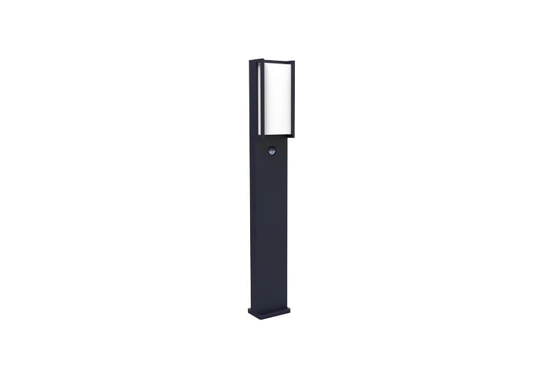 Lampione da giardino QUBO LED 16W sensore antracite Lutec