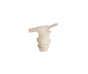 Rubinetto per fusti bianco 40 x 70 h mm ecoplast