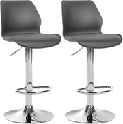 Set di 2 sgabelli da bar Gilbert in plastica 3