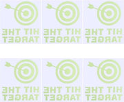 Sticker per Toilet per Zindelijkheidstraining - 7 pezzi - Luce emozionale - Addestramento alla pulizia - Sticker per urinare - Sticker per bagno.
