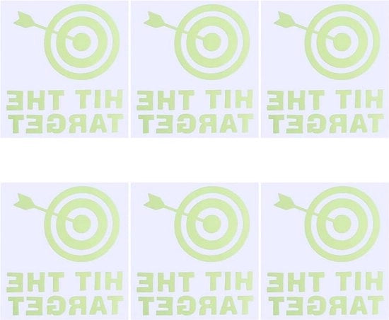 Sticker per Toilet per Zindelijkheidstraining - 7 pezzi - Luce emozionale - Addestramento alla pulizia - Sticker per urinare - Sticker per bagno.