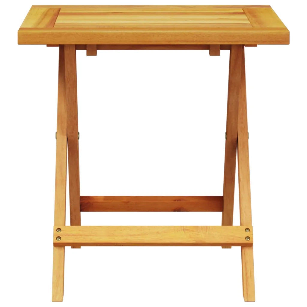 Lettini Prendisole con Tavolino 2pz in Legno Massello di Acacia 3206367