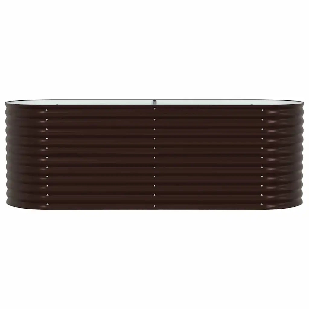 Letto Rialzato Marrone 240 x 80 x 81 cm Acciaio 42008134