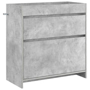 Mobiletto da Bagno Sotto Lavabo Grigio Cemento