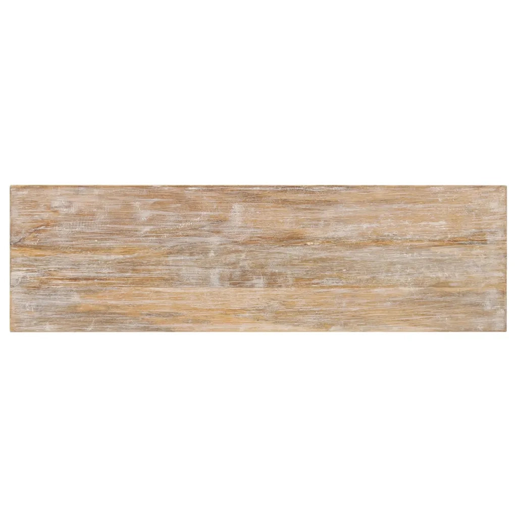 Tavolo Consolle 100x30x75 cm in Legno Massello di Mango cod mxl 18678