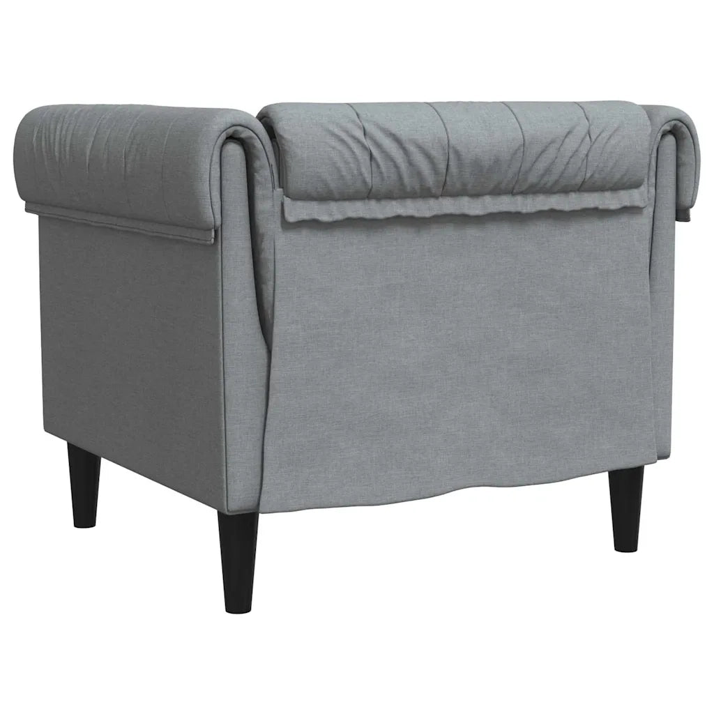 Divano Grigio chiaro 78,5 x 74,5 x 74,5 cm Poliestere 42013004