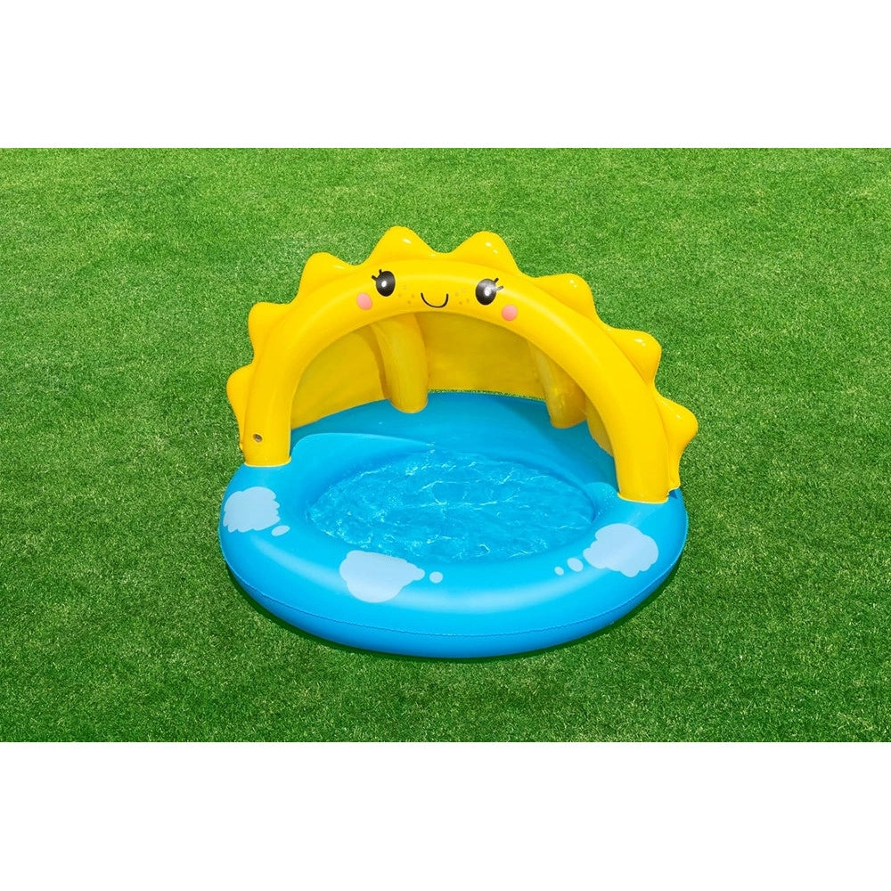 Trade Shop - Piscina Gonfiabile Per Bambini + 2 Anni Sunny Days 101x97x71cm Con Copertura 52637 -