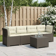 Divano da Giardino a 4 Posti con Cuscini in Stile Rattan PP 3443882