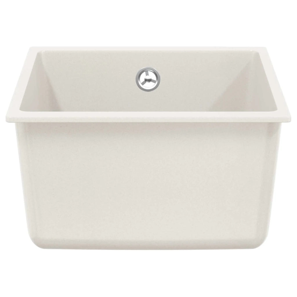 Lavello Bianco 370 x 460 mm 80% Quarzo e 20% Resina 42028419