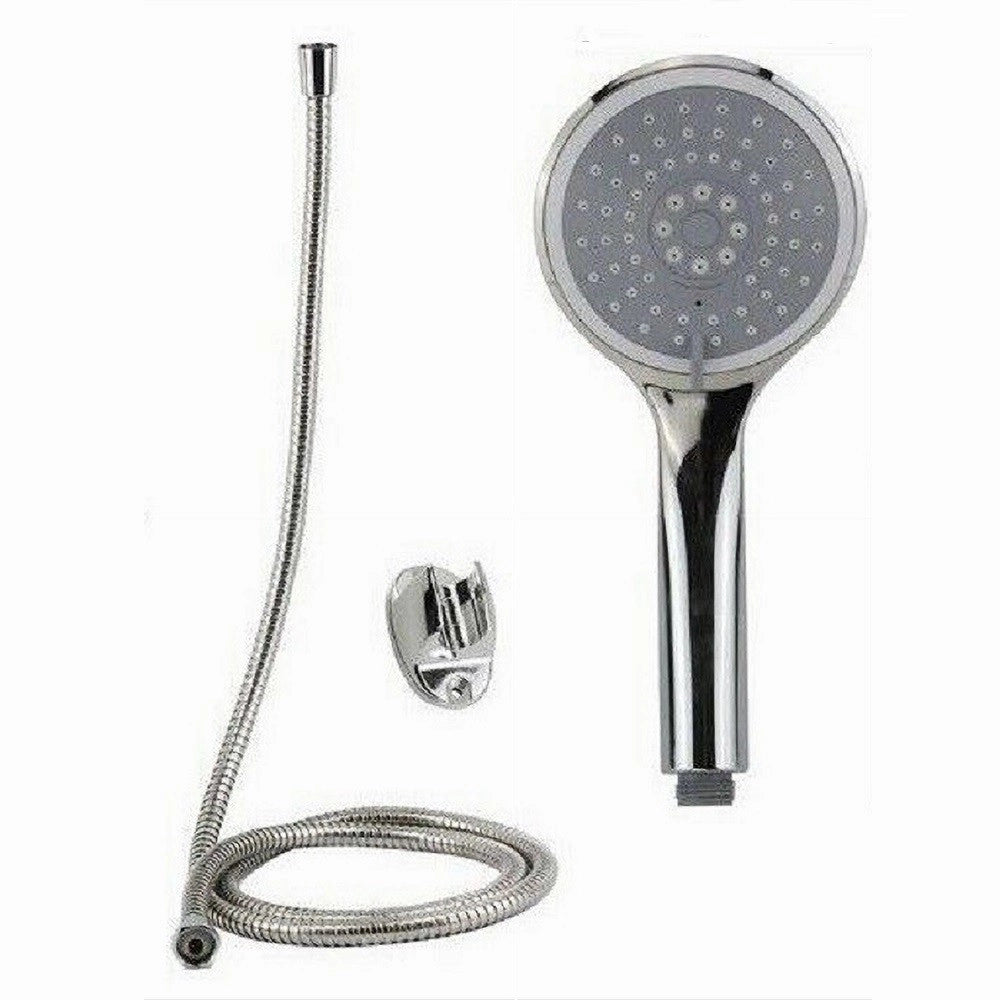 Trade Shop - Kit Bagno Doccetta Doccino Multigetto Soffione Doccia Laccio 1,8mt Staffa 69094 -