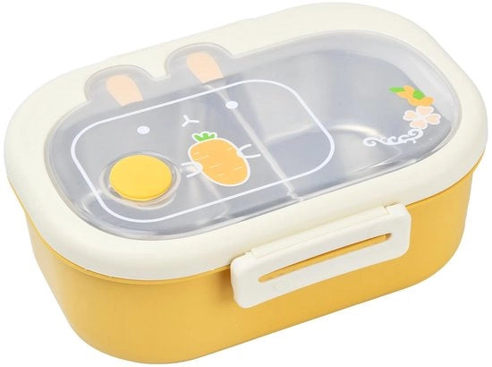 Lunchbox termoisolato - Inox - Impermeabile - Resistente al microonde - 20 x 15,5 x 8 cm - Ideale per scuola/ufficio - Contenitore per pasti