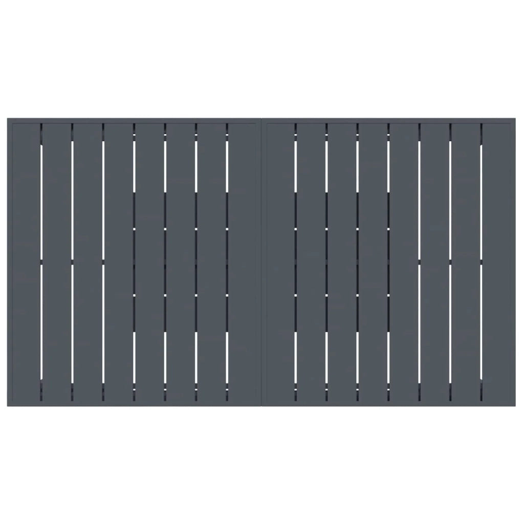 Set da Pranzo per Giardino 9 pcs Nero polyrattan 3378829